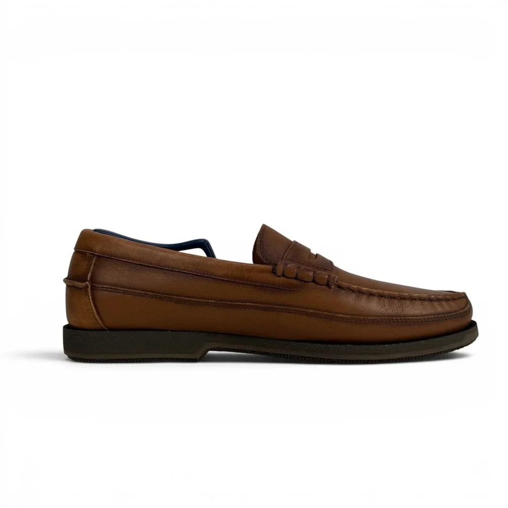 Mephisto Cap Vert Penny Loafers‎ Mens 10 Rust Brown Leather Comfort Slip On